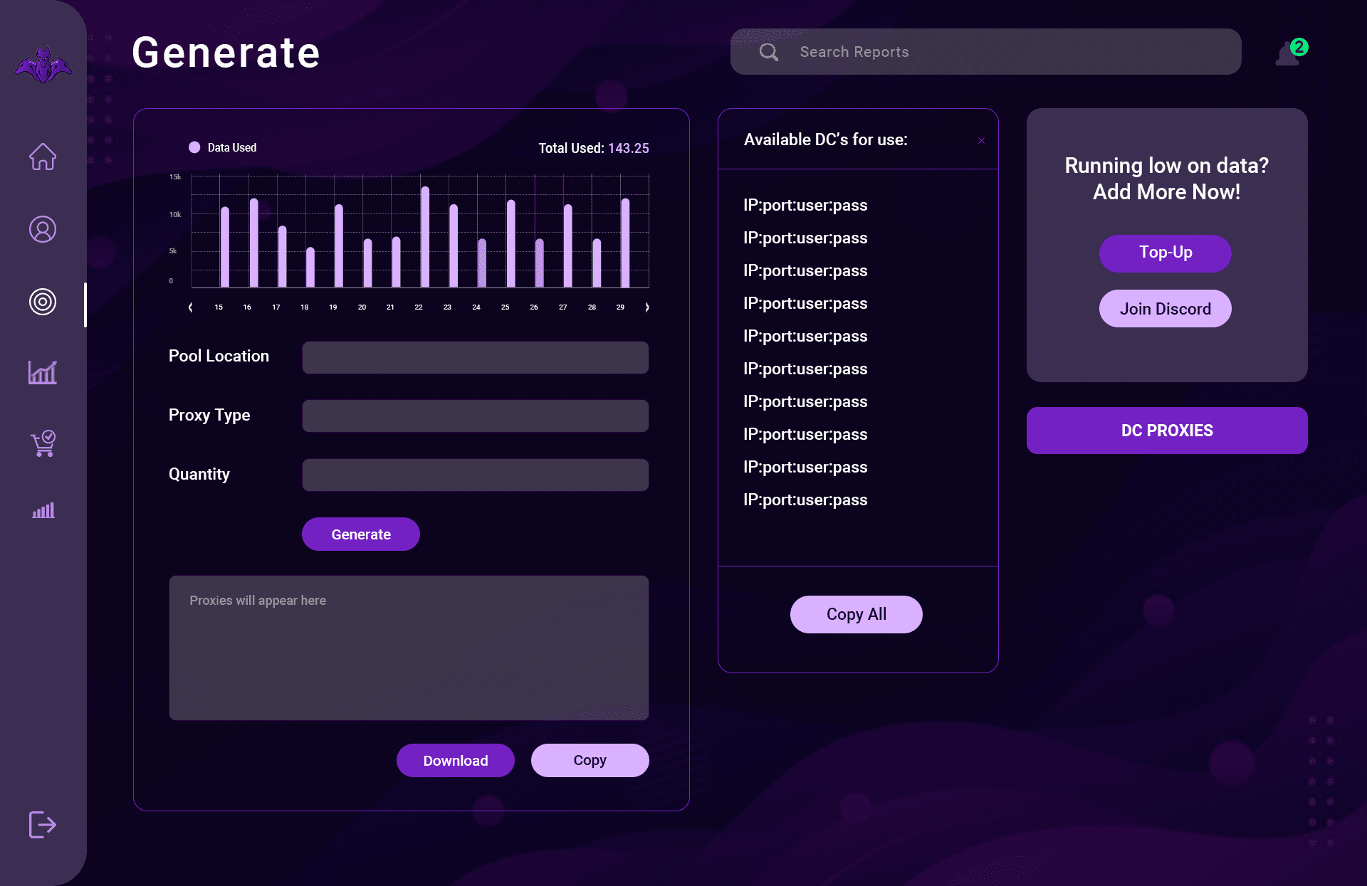 Hades Proxies - Generate Resi/ISP