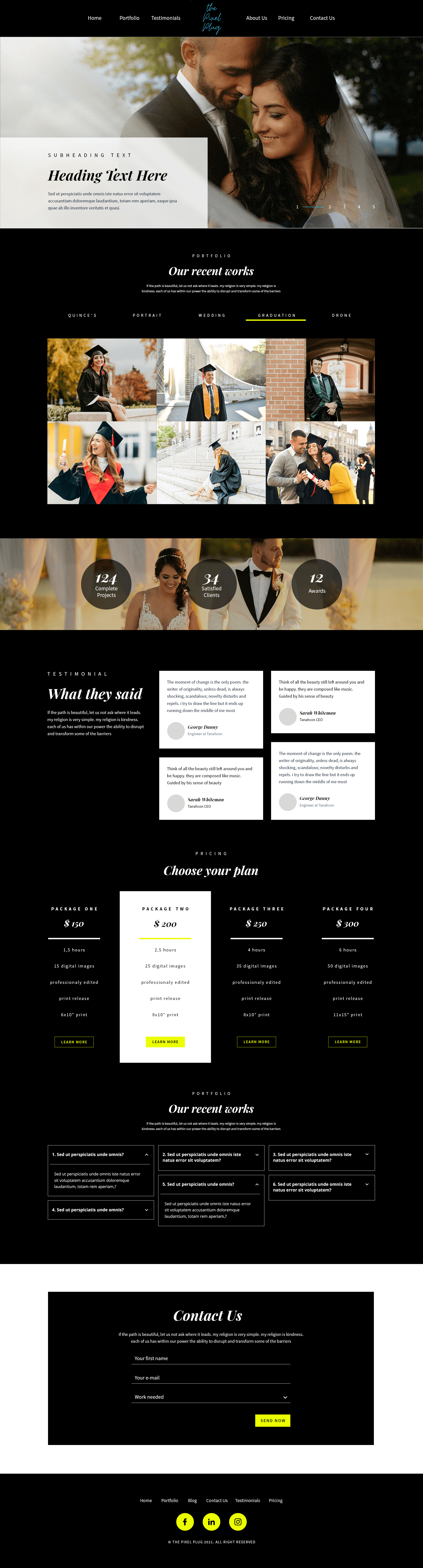 The Pixel Plug - Landing Page